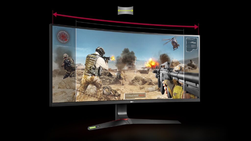 LG UltraGear 34GN73A-B incurvé // Source : lg