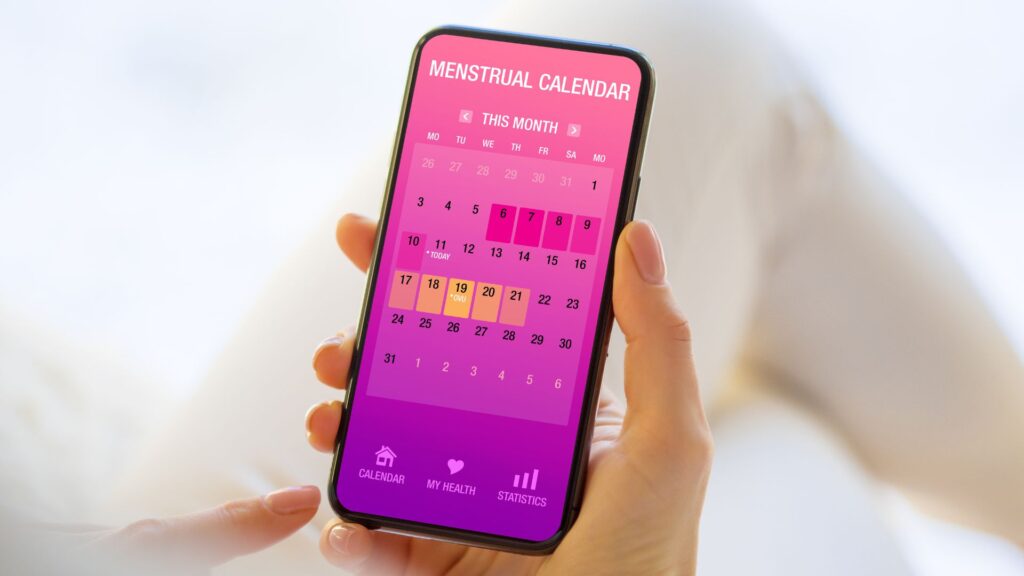 Les apps de suivi de règles ne sont pas sûres // Source : Canva Les apps de suivi de règles ne sont pas sûres // Source : Canva