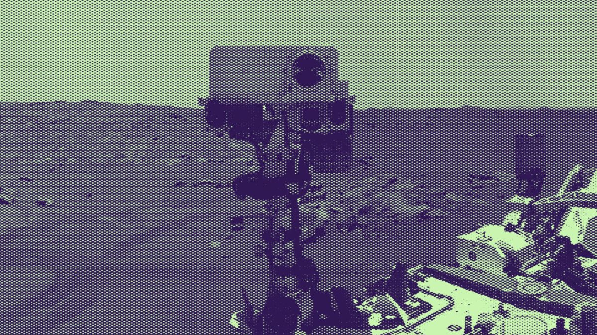 Selfie de Perseverance sur Mars. // Source : NASA/JPL-Caltech/MSSS (photo recadrée et modifiée) Selfie de Perseverance sur Mars. // Source : NASA/JPL-Caltech/MSSS (photo recadrée et modifiée)
