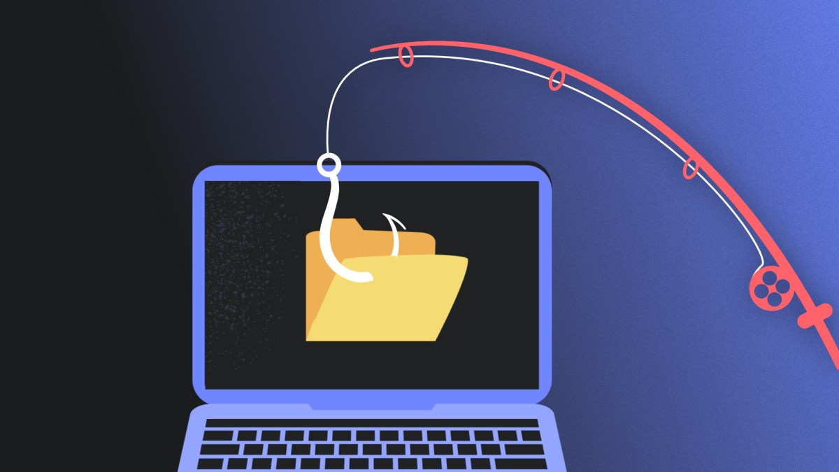 Un phishing, allégorie. // Source : Claire Braikeh pour Numerama Un phishing, allégorie. // Source : Claire Braikeh pour Numerama