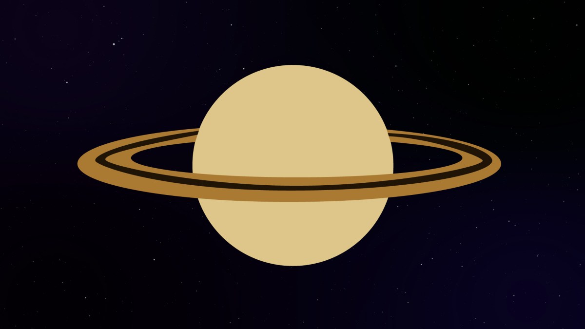 La planète Saturne. // Source : Nino Barbey pour Numerama La planète Saturne. // Source : Nino Barbey pour Numerama