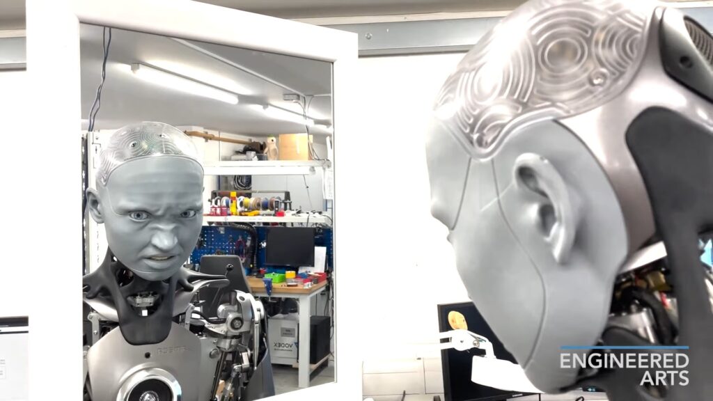 « POV : Ma tête avant que je détruise l'humanité lol » // Source : Engineered Arts