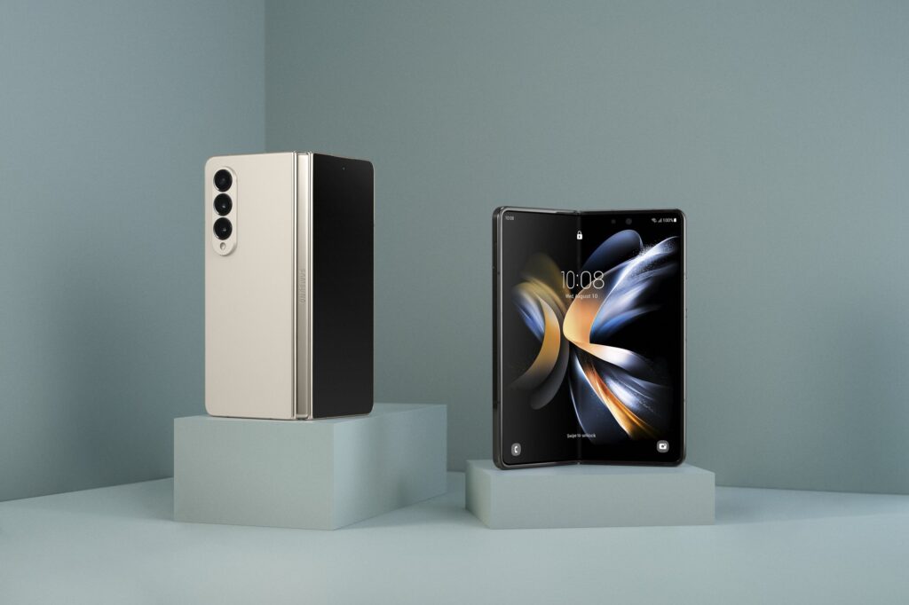 Le Samsung Galaxy Z Fold4 // Source : Samsung Le Samsung Galaxy Z Fold4 // Source : Samsung
