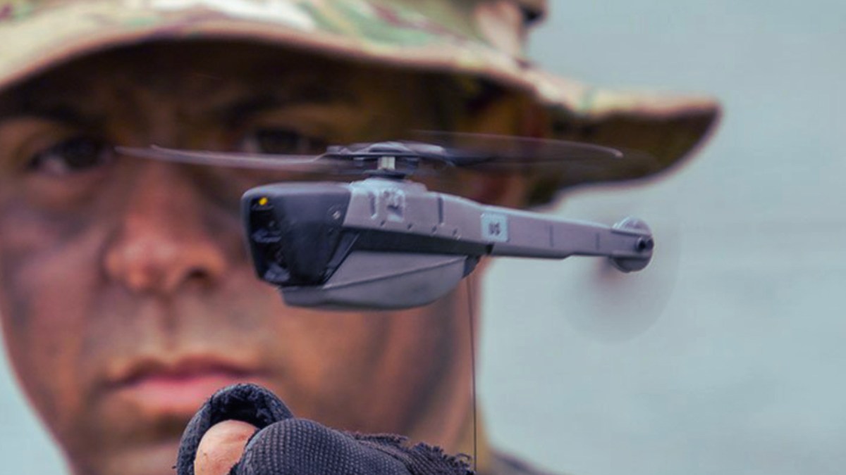 Un drone Black Hornet // Source : Teledyne Flir Un drone Black Hornet // Source : Teledyne Flir