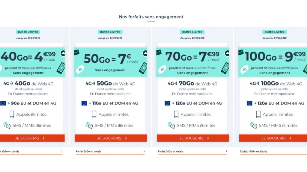 forfiats Cdiscount mobile // Source : cdiscount forfiats Cdiscount mobile // Source : cdiscount