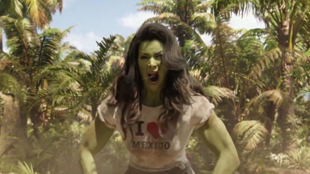 She Hulk maitrise mieux son pouvoir, mais il lui arrive aussi de ne pas être contente // Source : Marvel/Disney+ She Hulk maitrise mieux son pouvoir, mais il lui arrive aussi de ne pas être contente // Source : Marvel/Disney+