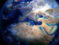 Terre floue en mouvement // Source : Pixabay/modifié