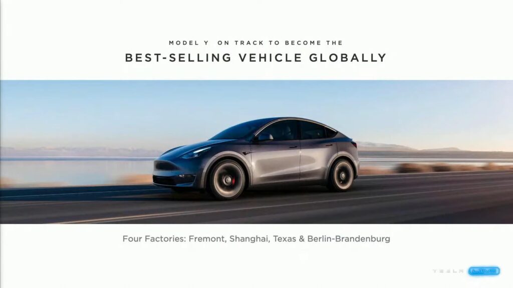 Model Y prochain best-seller // Source : Capture live Tesla Model Y prochain best-seller // Source : Capture live Tesla