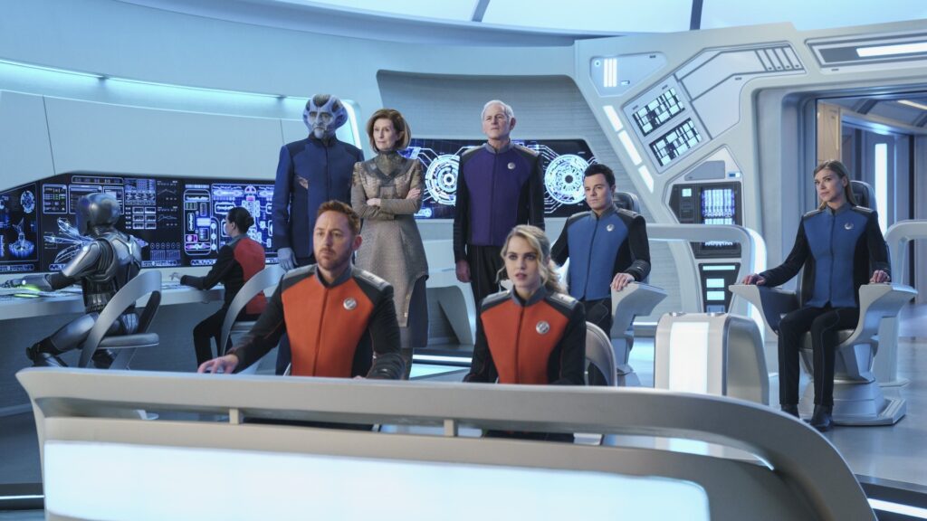 L'équipage à bord de l'Orville. // Source : Hulu/Disney+ L'équipage à bord de l'Orville. // Source : Hulu/Disney+