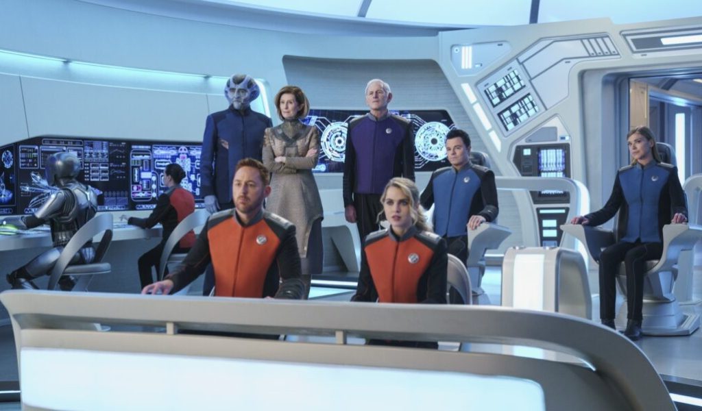 L'équipage à bord de l'Orville. // Source : Hulu/Disney+ L'équipage à bord de l'Orville. // Source : Hulu/Disney+