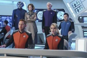 L'équipage à bord de l'Orville. // Source : Hulu/Disney+ L'équipage à bord de l'Orville. // Source : Hulu/Disney+