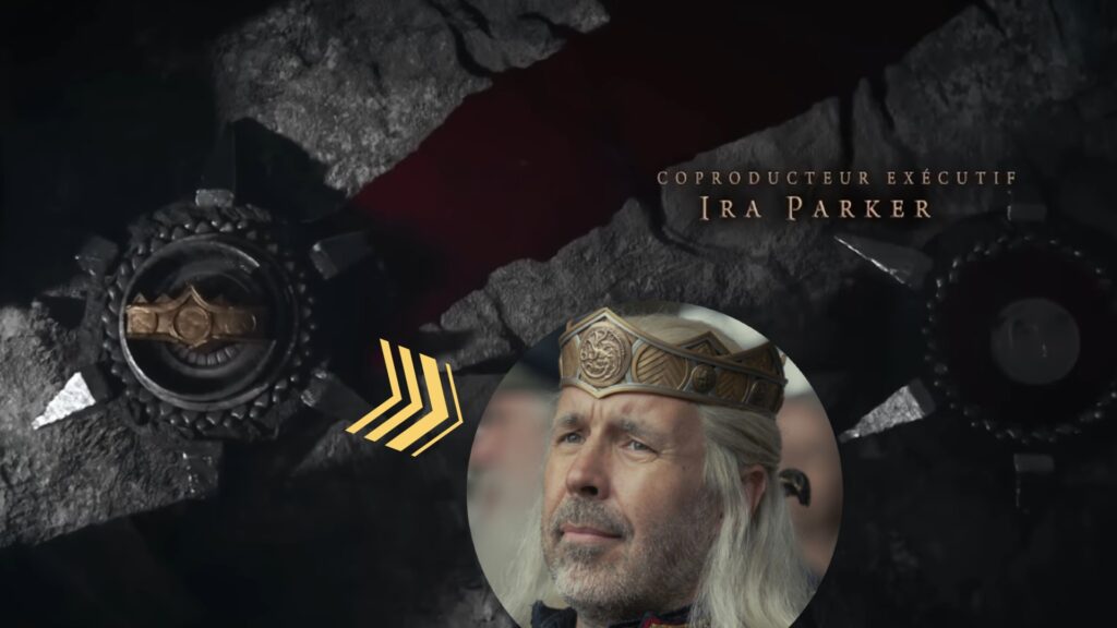 La couronne de Viserys montre sa place dans l'arbre généalogique. // Source : HBO La couronne de Viserys montre sa place dans l'arbre généalogique. // Source : HBO