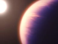 Représentation artistique de ce à quoi ressemblerait WASP-39 b, géante gazeuse chaude. // Source : Space Telescope Science Institute