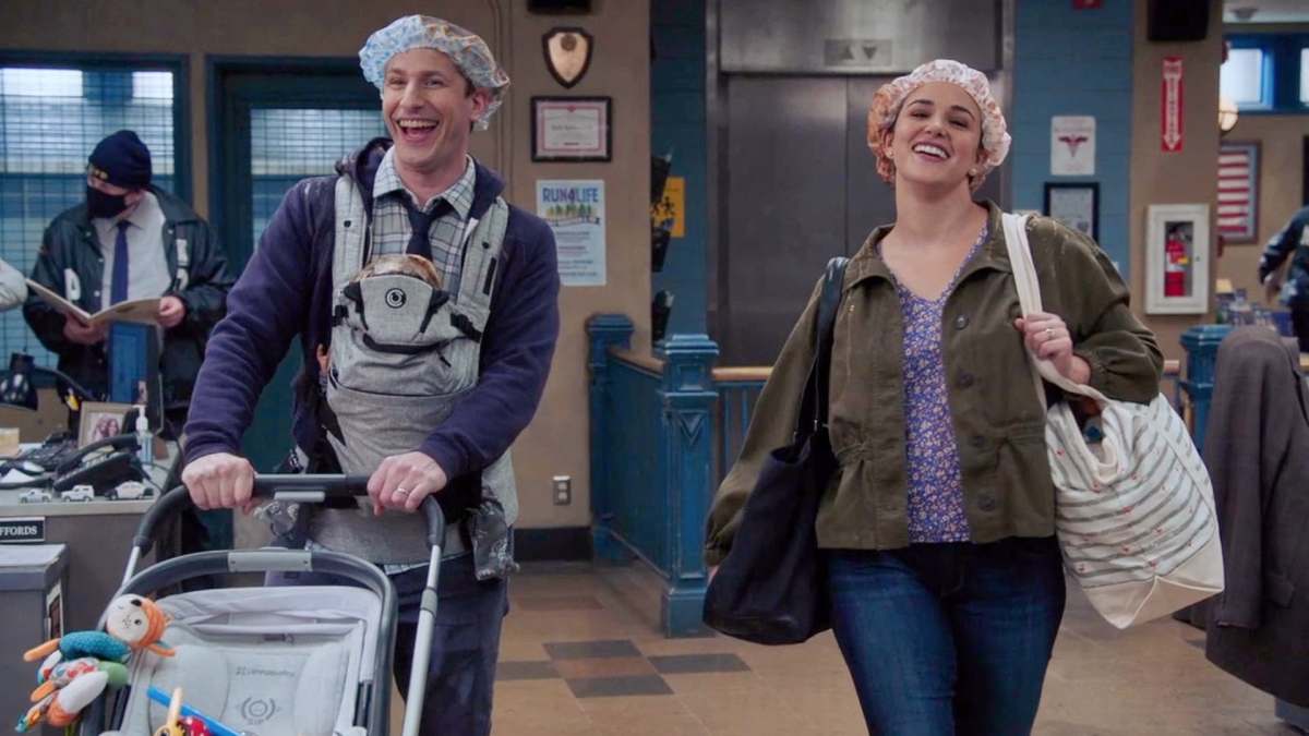 Jake et Amy dans Brooklyn 99 // Source : NBC Jake et Amy dans Brooklyn 99 // Source : NBC