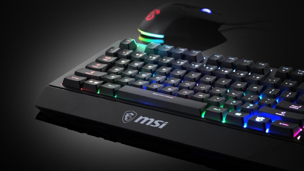 Le clavier VIGOR GK20 de MSI // Source : MSI Le clavier VIGOR GK20 de MSI // Source : MSI