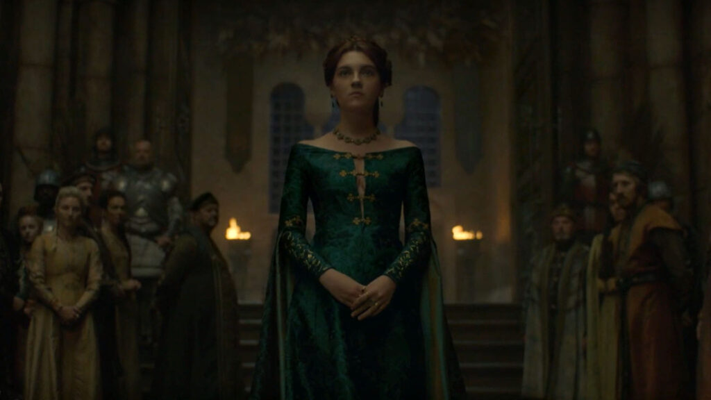 Alicent robe verte Alicent robe verte