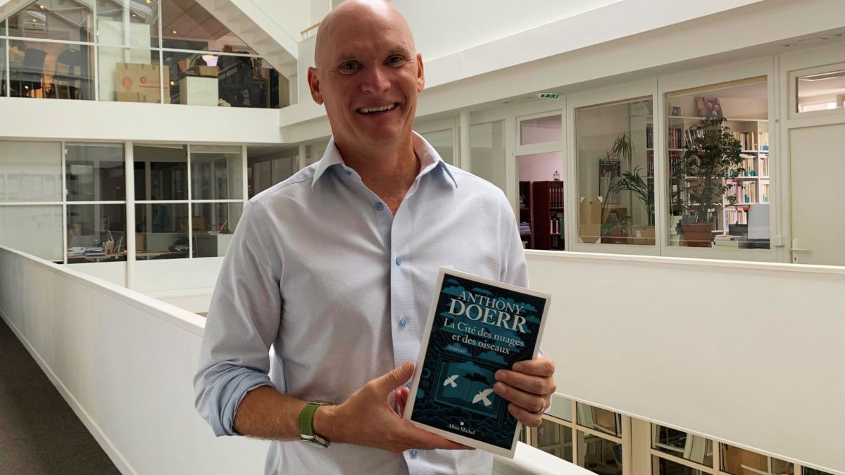 Anthony Doerr. // Source : Anthony Doerr (Photo Numerama / Marcus Dupont-Besnard) Anthony Doerr. // Source : Anthony Doerr (Photo Numerama / Marcus Dupont-Besnard)