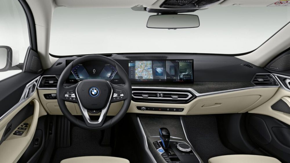 Intérieur BMW i4 eDrive // Source : BMW Intérieur BMW i4 eDrive // Source : BMW