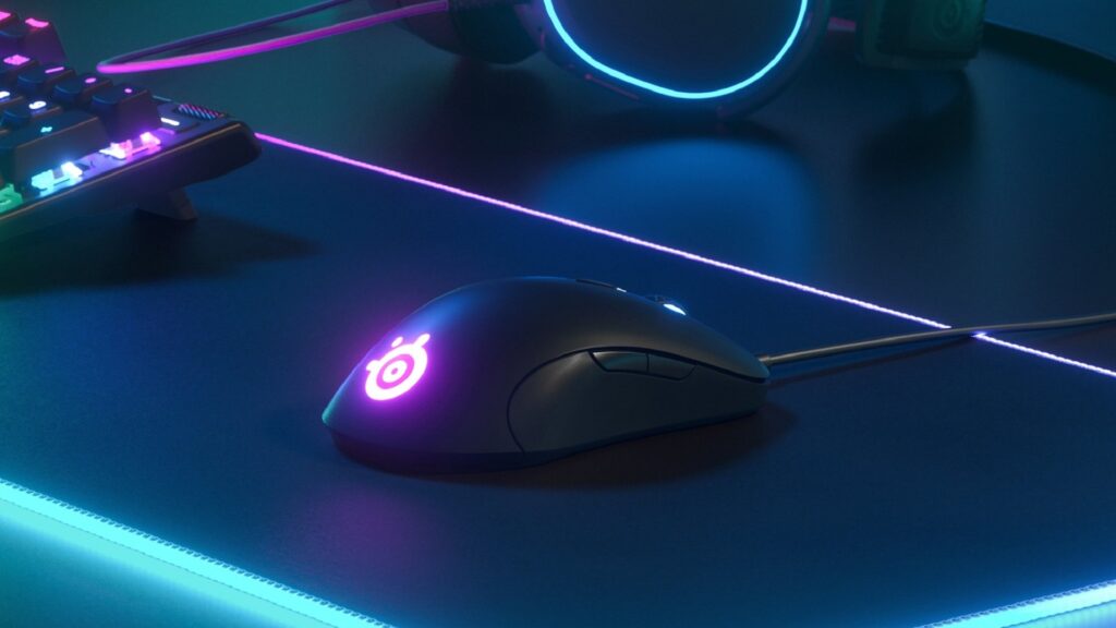 La souris Steelseries Sensei Ten. // Source : Steelseries La souris Steelseries Sensei Ten. // Source : Steelseries