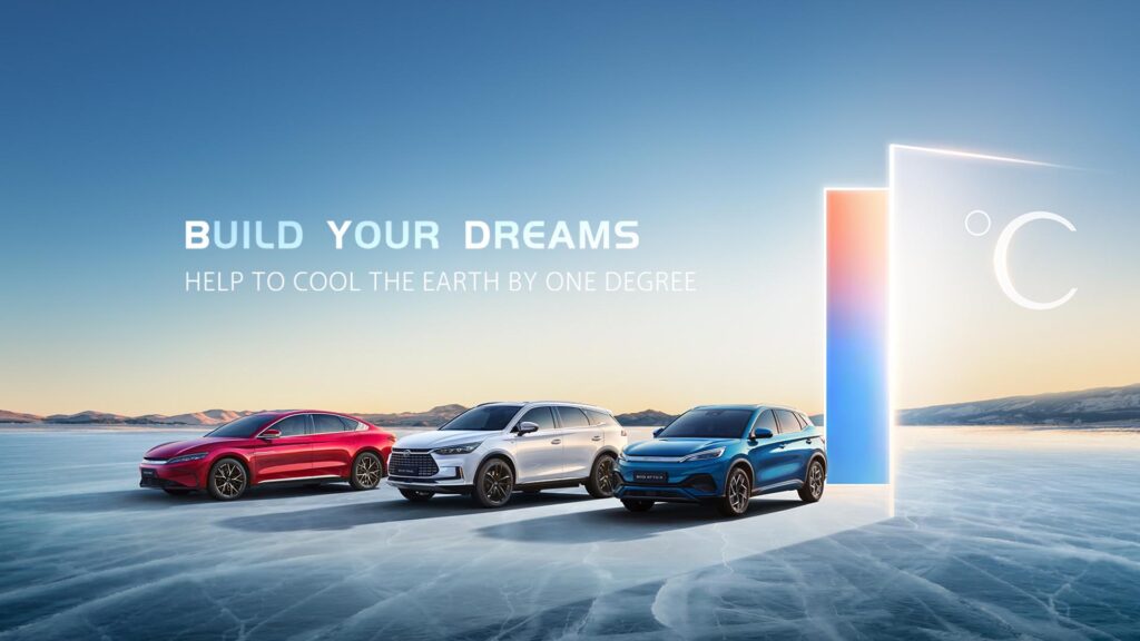 Lancement de 3 voitures BYD en Europe // Source : BYD Lancement de 3 voitures BYD en Europe // Source : BYD