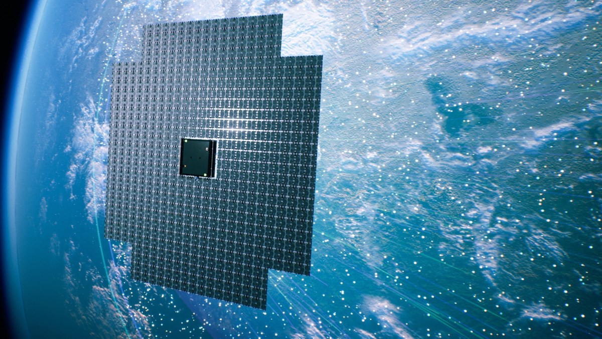 Satellite BlueWalker 3 par AST SpaceMobile // Source : Twitter AST SpaceMobile Satellite BlueWalker 3 par AST SpaceMobile // Source : Twitter AST SpaceMobile