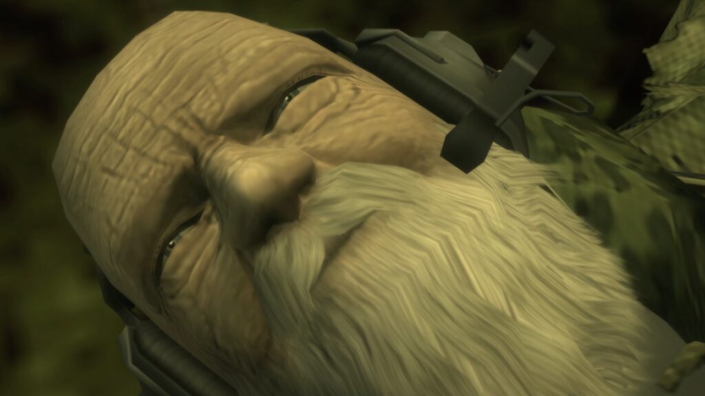 The End dans Metal Gear Solid 3: Snake Eater // Source : Capture YouTube The End dans Metal Gear Solid 3: Snake Eater // Source : Capture YouTube