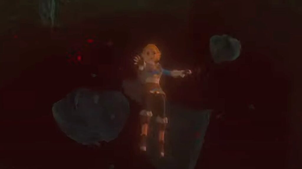 La disparition de Zelda dans The Legend of Zelda: Tears of the Kingdom ? // Source : Capture d'écran La disparition de Zelda dans The Legend of Zelda: Tears of the Kingdom ? // Source : Capture d'écran