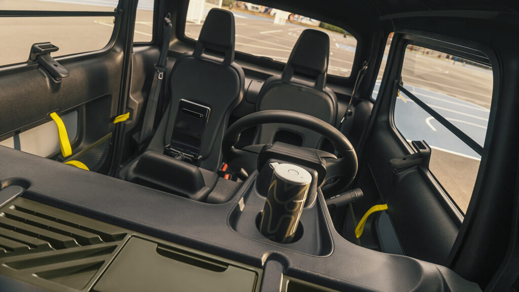 Intérieur Citroën Ami Tonic // Source : Citroën Intérieur Citroën Ami Tonic // Source : Citroën