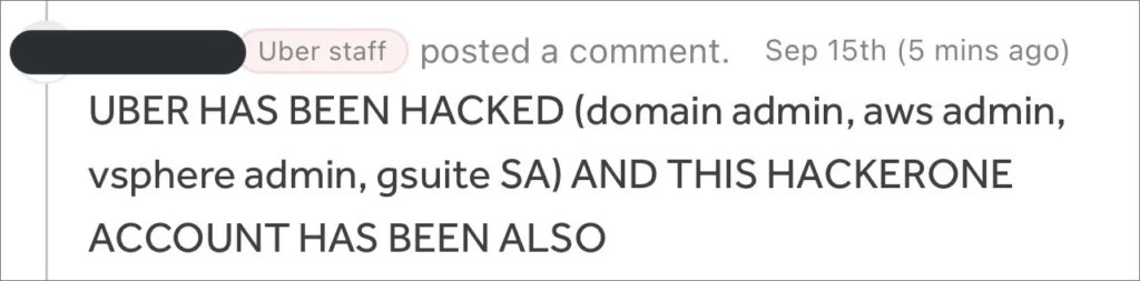 Le pirate a laissé un commentaire sous les rapports de vulnérabilité HackerOne. // Source : Sam Curry Le pirate a laissé un commentaire sous les rapports de vulnérabilité HackerOne. // Source : Sam Curry