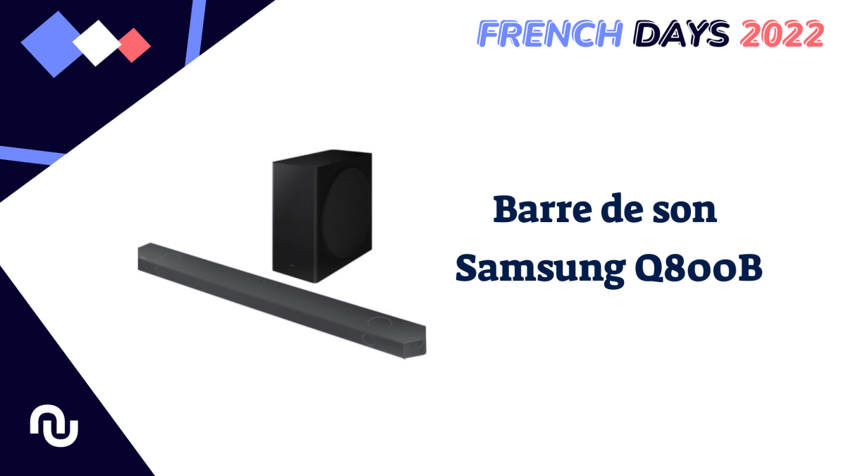 FD Barre de son Samsung HW-Q800B // Source : Numerama FD Barre de son Samsung HW-Q800B // Source : Numerama