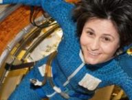 Samantha Cristoforetti dans l'ISS en 2021. // Source : Flickr/CC/Nasa Johnson (photo recadrée)
