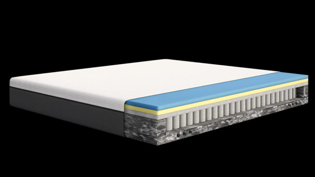 Un matelas qui mêle mousse et ressorts // Source : Emma Un matelas qui mêle mousse et ressorts // Source : Emma