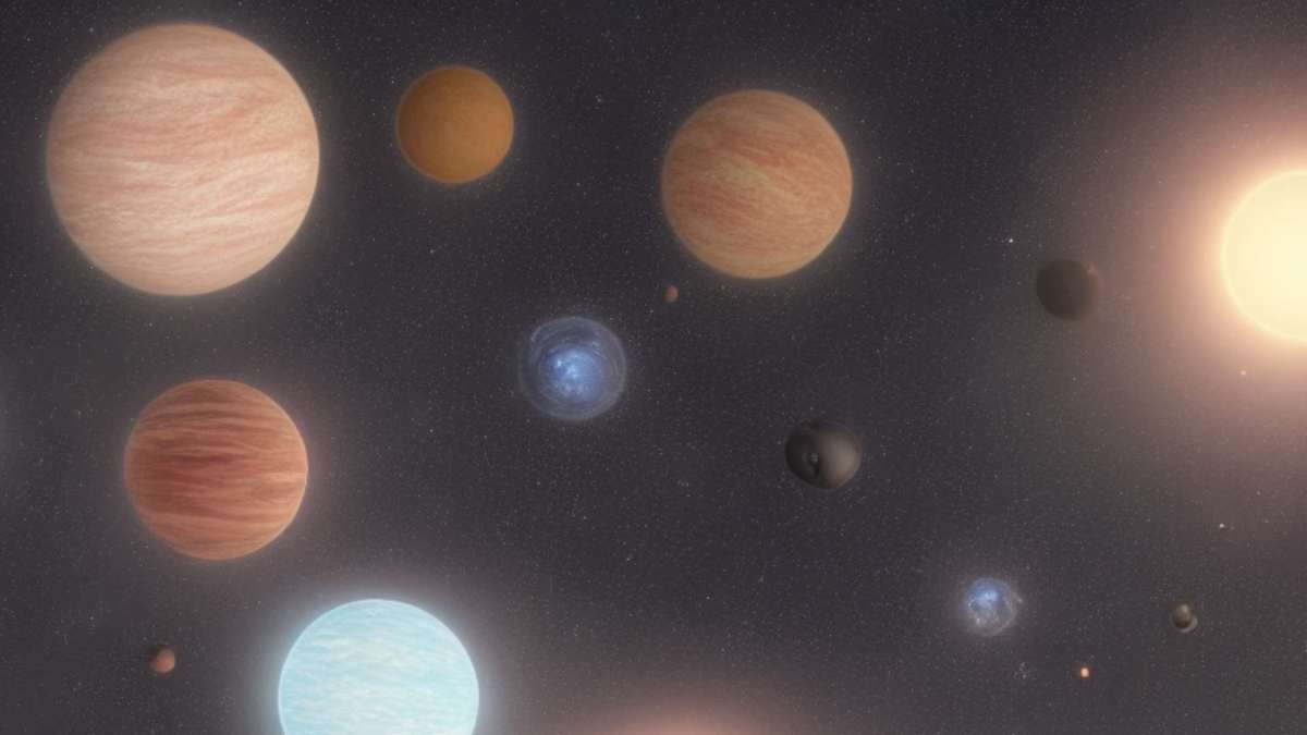 Des exoplanètes. // Source : Numerama par Dream Studio Lite Des exoplanètes. // Source : Numerama par Dream Studio Lite