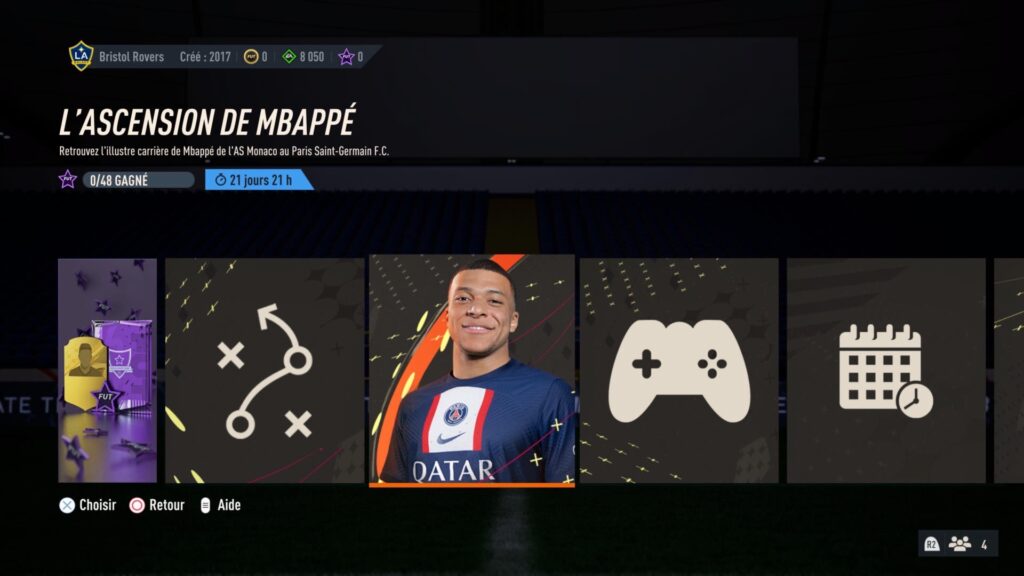 Voici les missions de FUT. // Source : Numerama Voici les missions de FUT. // Source : Numerama