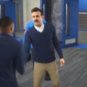 Ted Lasso accueille Kylian Mbappé dans FIFA 23, en compagnie de Jamie Tartt. // Source : Numerama Ted Lasso accueille Kylian Mbappé dans FIFA 23, en compagnie de Jamie Tartt. // Source : Numerama