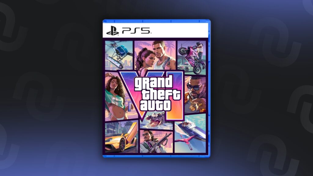 Visuel non officiel de la jaquette de GTA 6 sur PS5. // Source : Montage Numerama Visuel non officiel de la jaquette de GTA 6 sur PS5. // Source : Montage Numerama