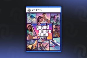 Visuel non officiel de la jaquette de GTA 6 sur PS5. // Source : Montage Numerama