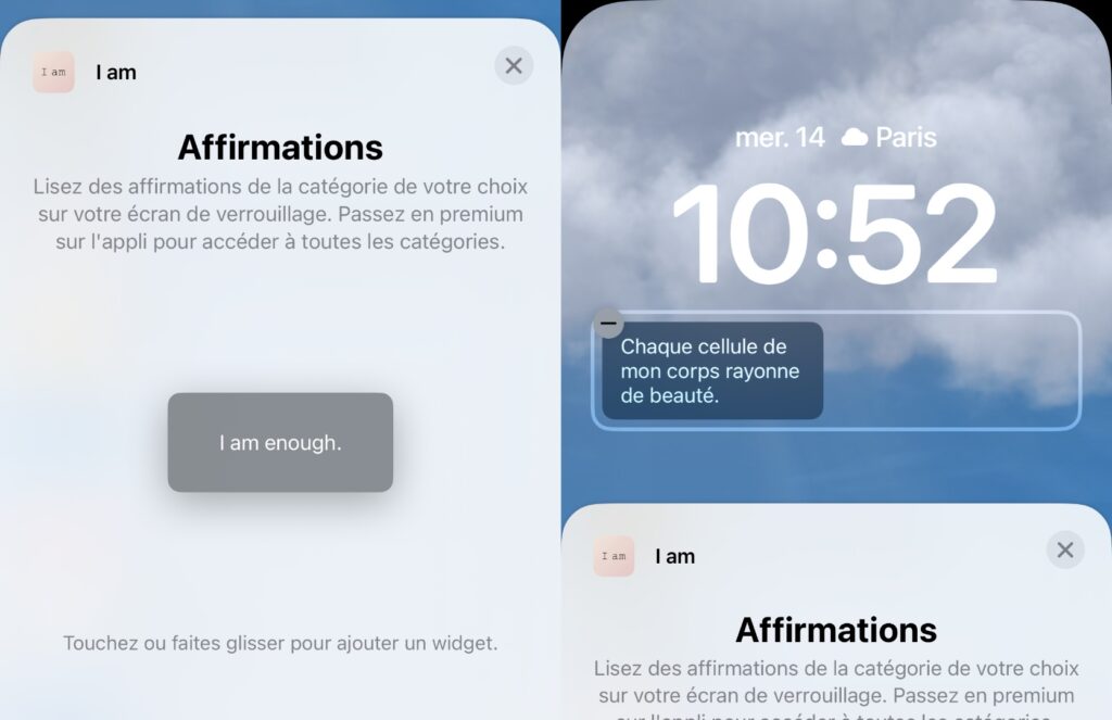 I am affiche des phrases inspirantes… Parce que pourquoi pas. // Source : Numerama I am affiche des phrases inspirantes… Parce que pourquoi pas. // Source : Numerama