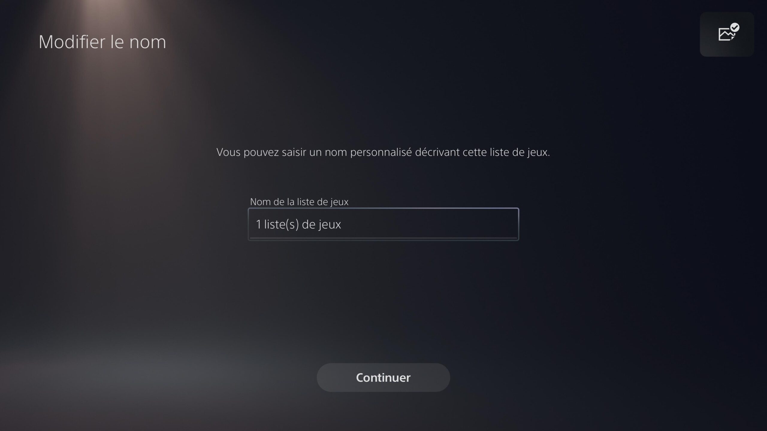 Choisir un nom de dossier