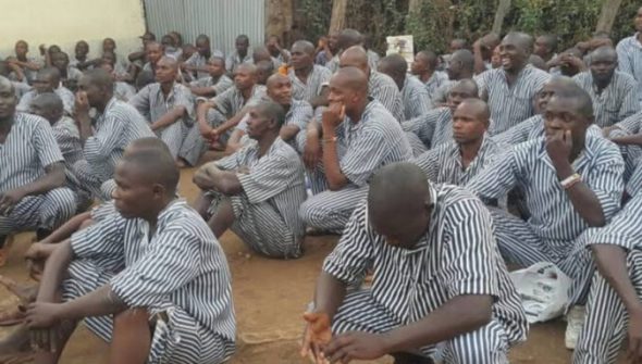 Prisonniers au Kenya // Source : Citizen Digital / Youtube Prisonniers au Kenya // Source : Citizen Digital / Youtube
