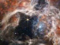 Nébuleuse de la Tarentule. // Source : NASA, ESA, CSA, STScI, Webb ERO Production Team (photo recadrée)