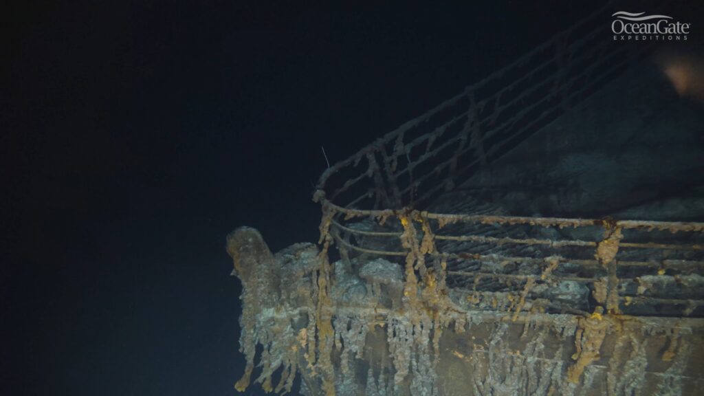 Image en 8K du Titanic // Source : OceanGate Image en 8K du Titanic // Source : OceanGate