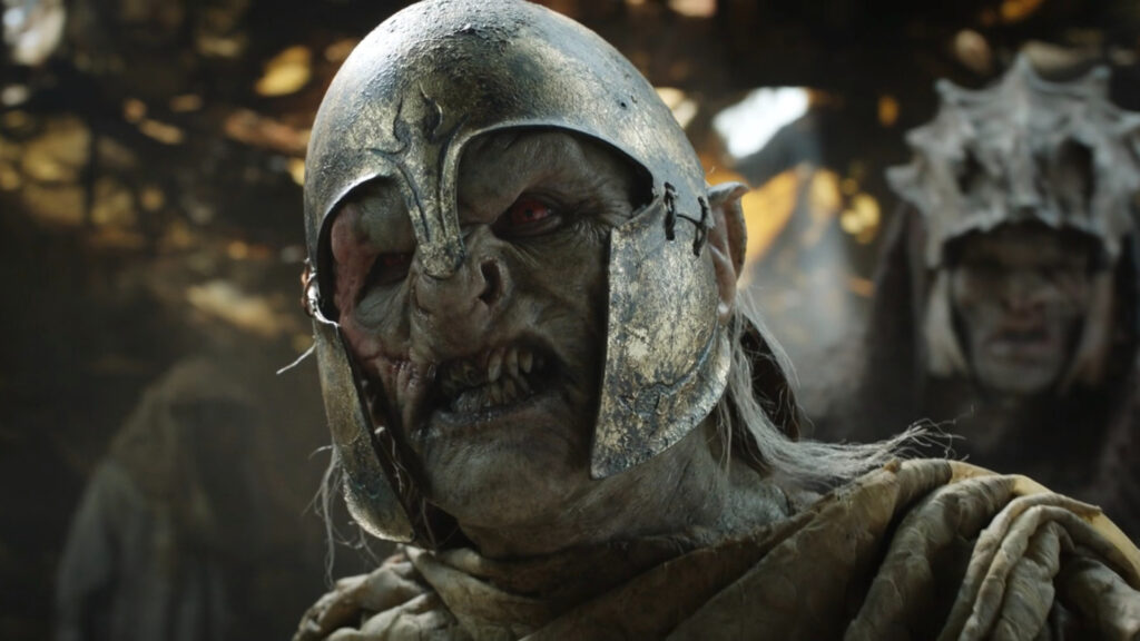 Un orc dans les Anneaux de pouvoir // Source : Capture Amazon Prime Video Un orc dans les Anneaux de pouvoir // Source : Capture Amazon Prime Video