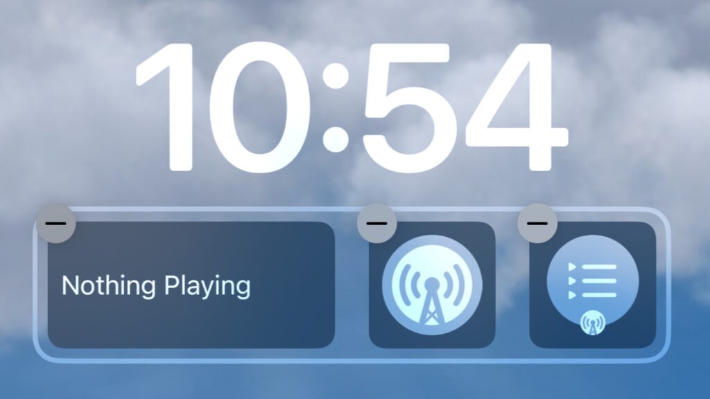Overcast propose trois widgets. // Source : Numerama Overcast propose trois widgets. // Source : Numerama