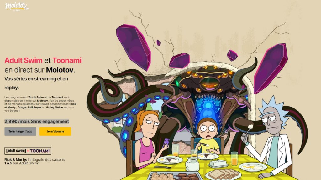 La saison 6 de Rick and Morty sur Adult Swim // Source : Adult Swim La saison 6 de Rick and Morty sur Adult Swim // Source : Adult Swim