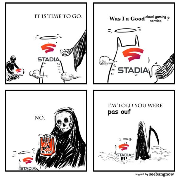 RIP Stadia // Source : Nino Barbey pour Numerama RIP Stadia // Source : Nino Barbey pour Numerama