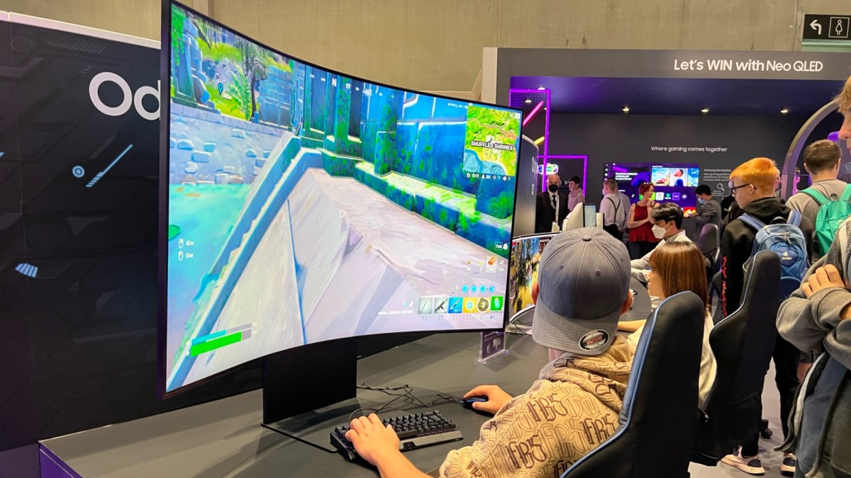 Samsung Odyssey Ark // Source : Numerama Samsung Odyssey Ark // Source : Numerama
