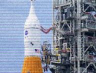 Le SLS. // Source : Flickr/CC/NASA/Bill Ingalls (photo recadrée et modifiée avec Canva) Le SLS. // Source : Flickr/CC/NASA/Bill Ingalls (photo recadrée et modifiée avec Canva)