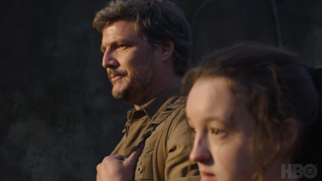 Joel et Ellie // Source : Capture d'écran HBO Joel et Ellie // Source : Capture d'écran HBO