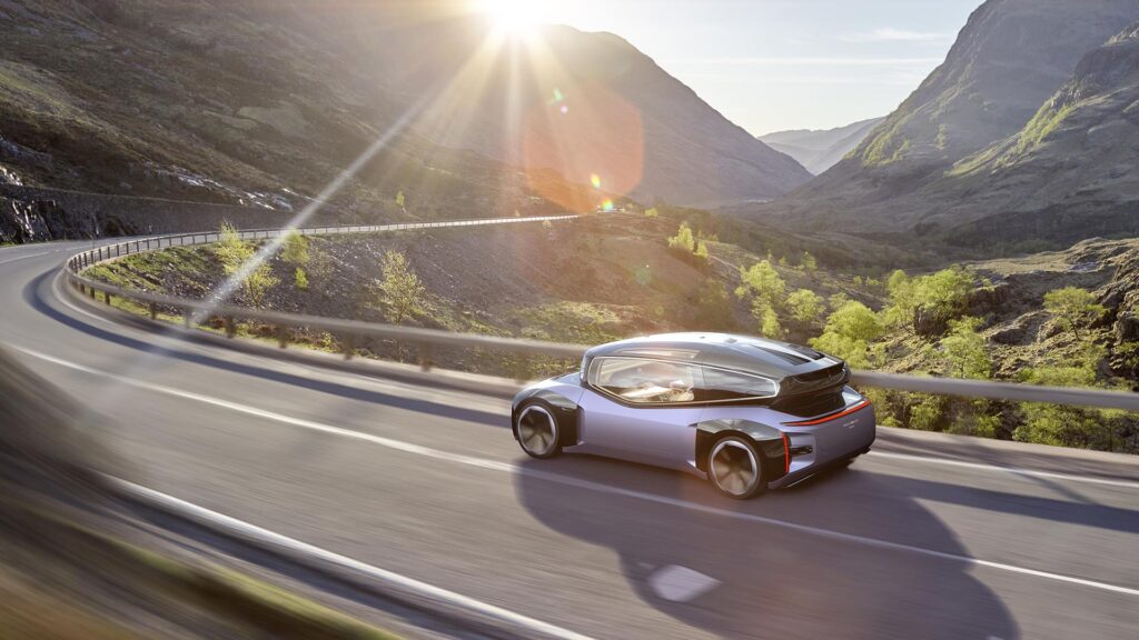 Volkswagen Gen.Travel concept sur la route // Source : Volkswagen Volkswagen Gen.Travel concept sur la route // Source : Volkswagen